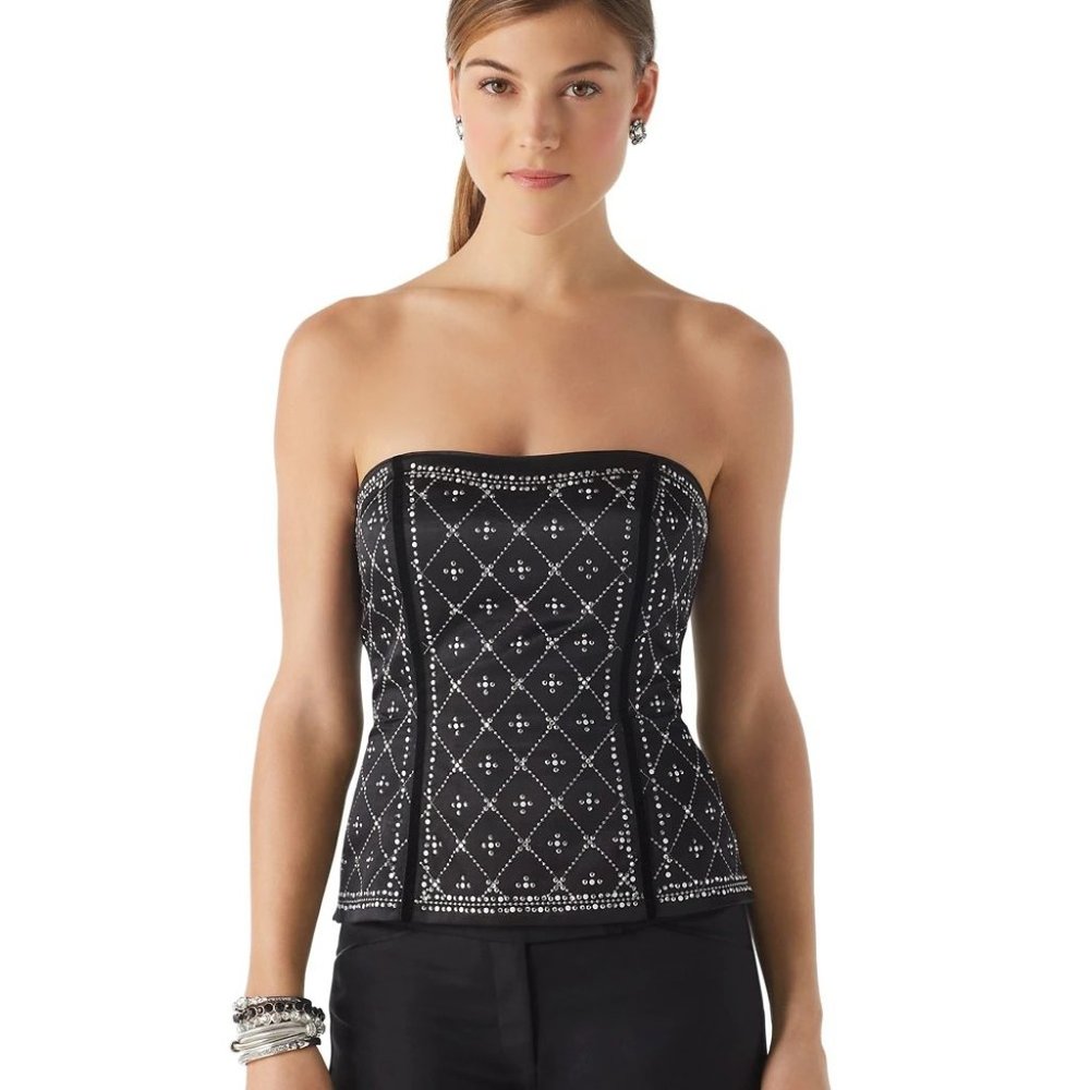 Studded Diamond Bustier